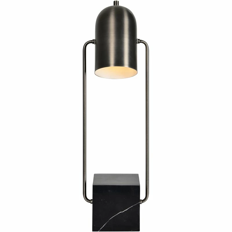 Best deal π Renwil Modern Glamour Abbey Marble Table Lamp In Gunmetal And Black π - Image 2