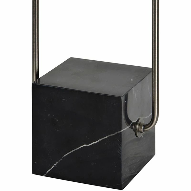 Best deal π Renwil Modern Glamour Abbey Marble Table Lamp In Gunmetal And Black π - Image 3