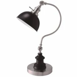 Top 10 🔔 Furniture Of America Sterling Vintage Metal Table Lamp In Silver 💯