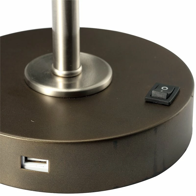 Coupon π₯° Furniture Of America Talia Modern Metal Table Lamp In Silver β - Image 2