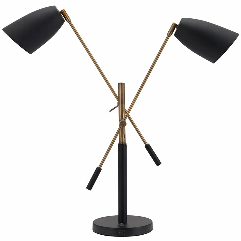 Coupon π Zuo Tanner Marble Table Lamp In Matte Black And Brass π€© - Image 2