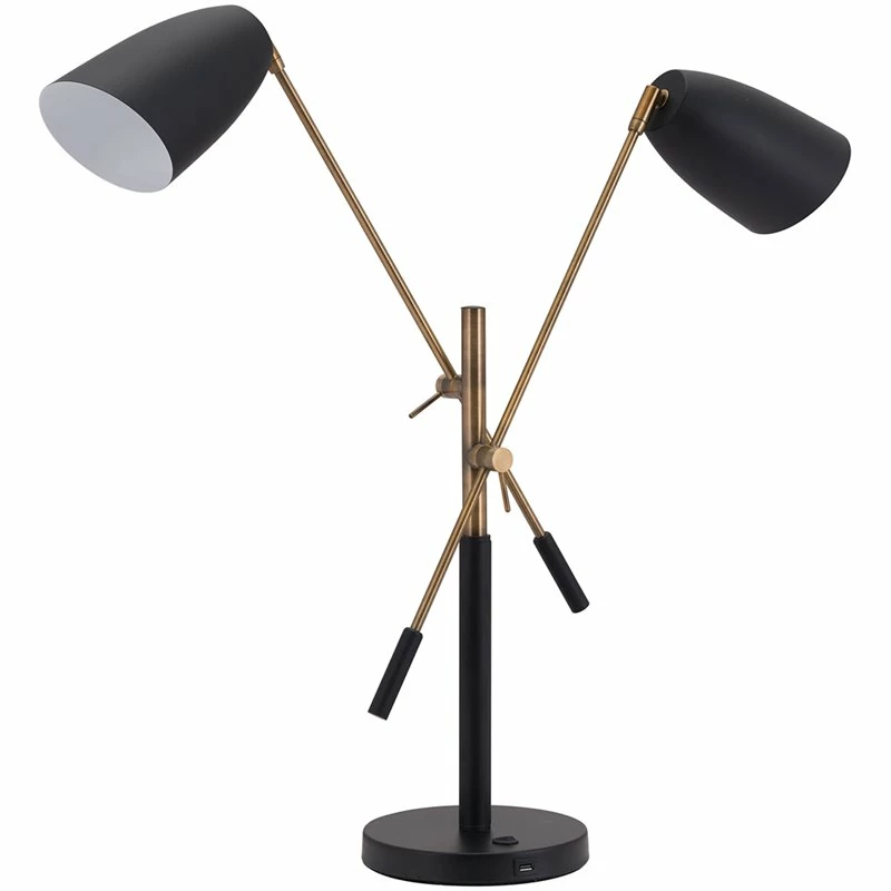 Coupon π Zuo Tanner Marble Table Lamp In Matte Black And Brass π€© - Image 3