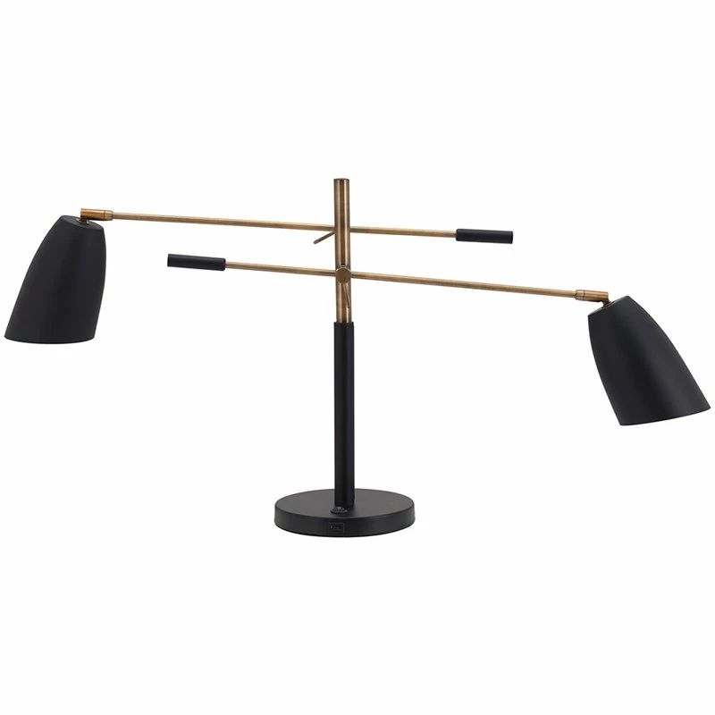 Coupon π Zuo Tanner Marble Table Lamp In Matte Black And Brass π€© - Image 4