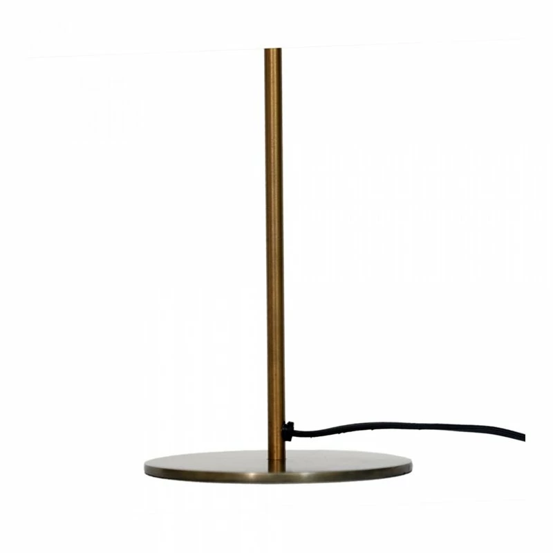Budget π Moe's Home Collection Trumpet 1-Light Contemporary Metal Table Lamp In Gold π - Image 5