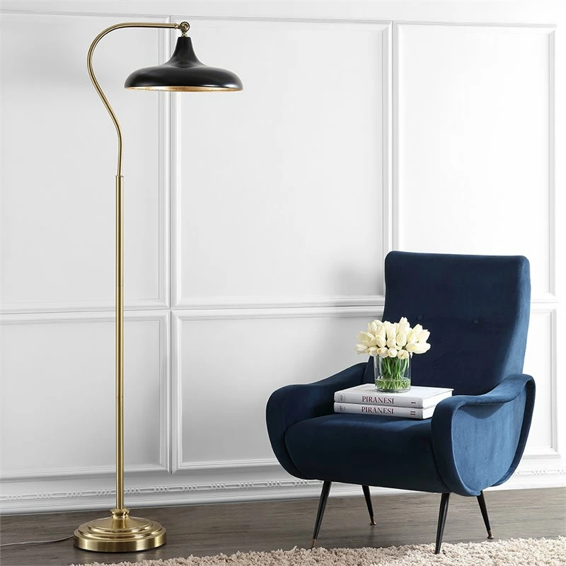 Flash Sale π Safavieh Stefan Floor Lamp In Black And Brass π€© - Image 4