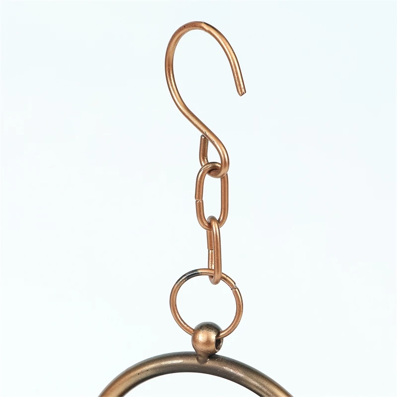 Best Pirce π₯° Luxen Home LuxenHome Gold Metal Hanging Solar Lantern β - Image 3