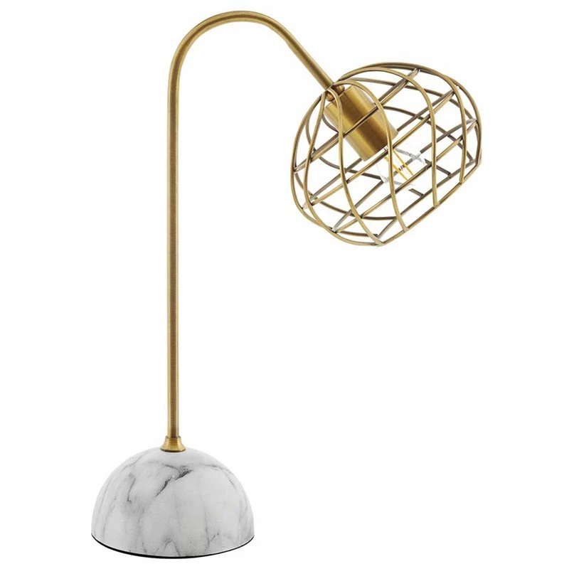 Best deal β€οΈ Modway Salient Table Lamp In Brass And White π