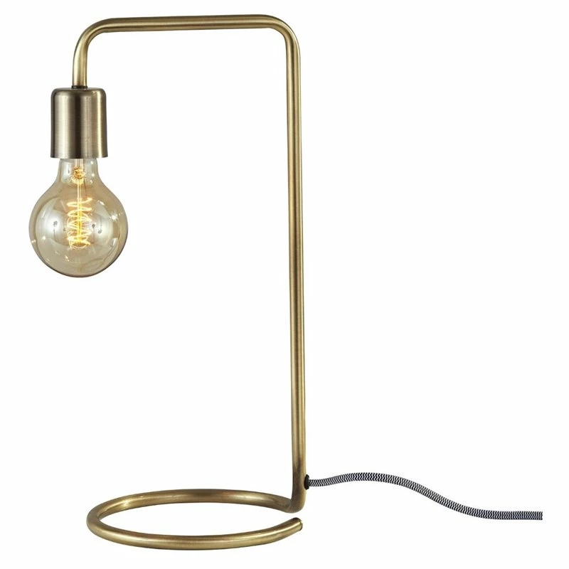 Budget π Adesso Home Morgan Metal Desk Lamp In Antique Brass β