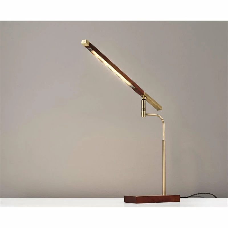 Top 10 π Adesso Home Barrett Wood LED Desk Lamp In Walnut π― - Image 4