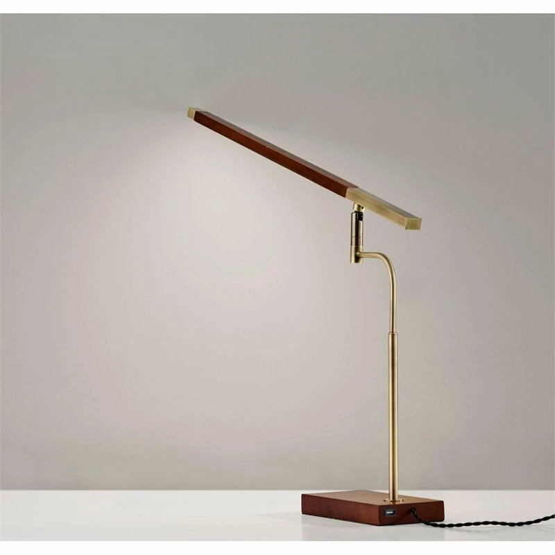 Top 10 π Adesso Home Barrett Wood LED Desk Lamp In Walnut π― - Image 5