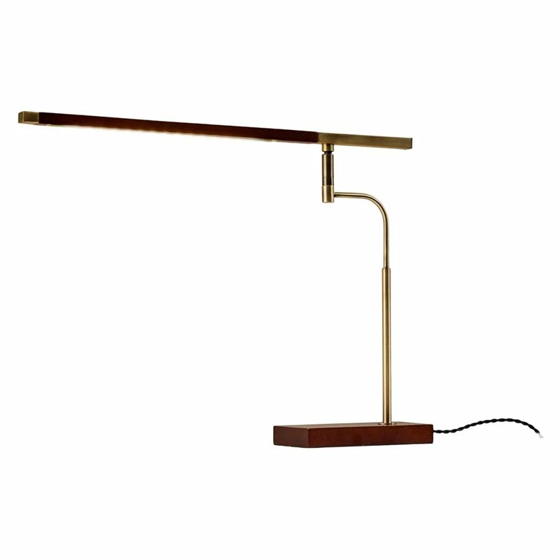 Top 10 π Adesso Home Barrett Wood LED Desk Lamp In Walnut π―