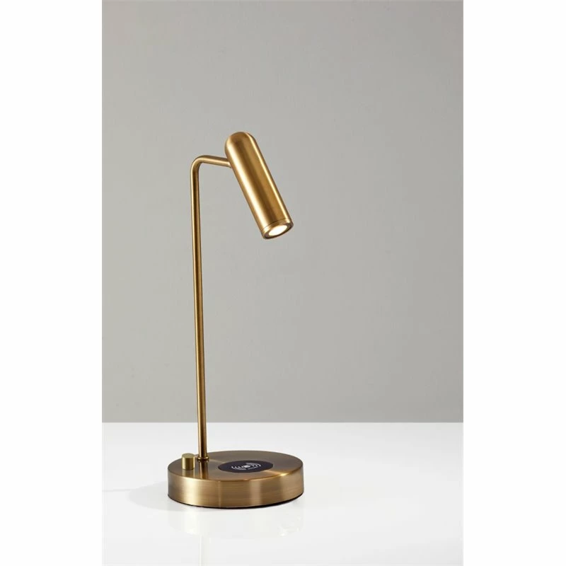 Cheapest π Adesso Home Kaye Metal AdessoCharge LED Desk Lamp In Antique Brass π€© - Image 8