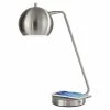Wholesale 😉 Adesso Home Emerson Metal AdessoCharge Desk Lamp In Brushed Steel 🛒