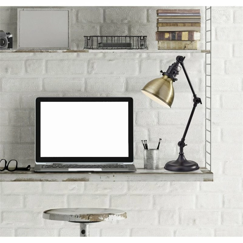 Deals π Adesso Home Alden Metal Desk Lamp In Antique Bronze π - Image 2