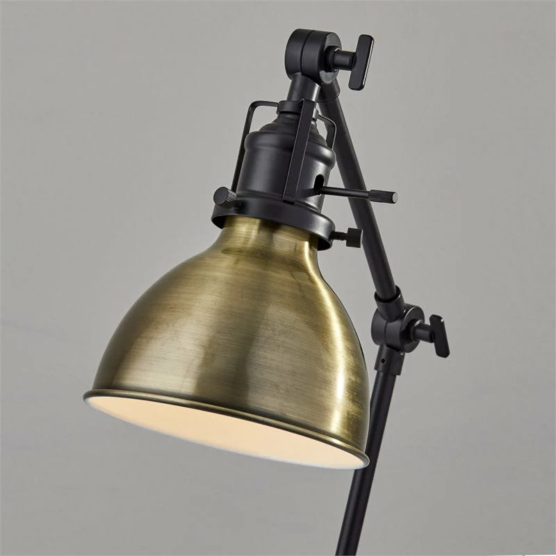 Deals π Adesso Home Alden Metal Desk Lamp In Antique Bronze π - Image 5