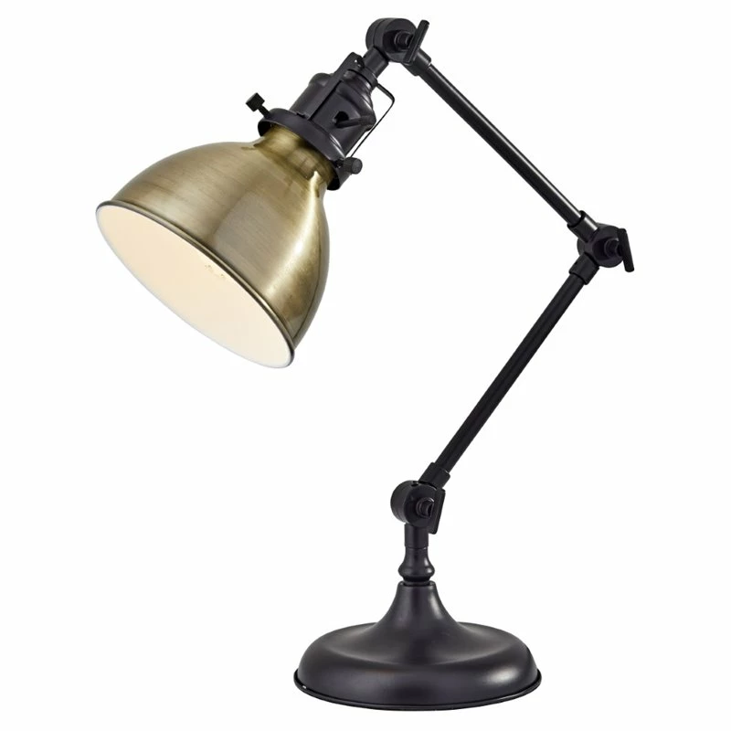 Deals π Adesso Home Alden Metal Desk Lamp In Antique Bronze π