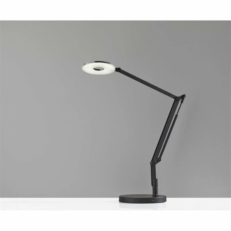 Buy π Adesso Home Gordon Metal LED Desk Lamp In Black βοΈ - Image 2