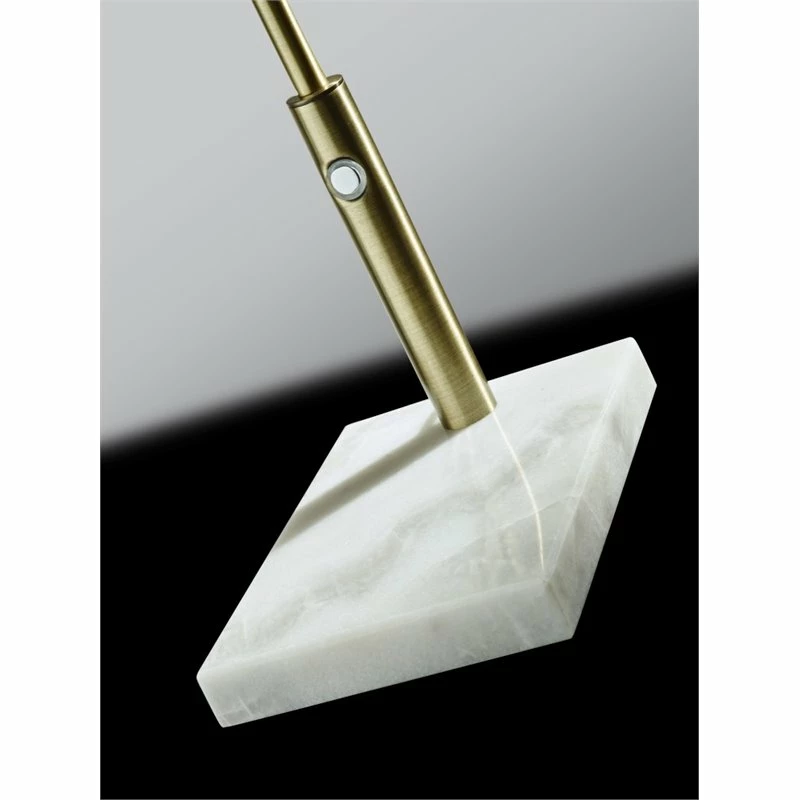 Buy β€οΈ Adesso Home Vera Metal LED Desk Lamp In Antique Brass π€© - Image 2