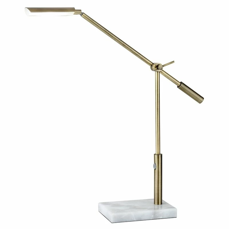 Buy β€οΈ Adesso Home Vera Metal LED Desk Lamp In Antique Brass π€©