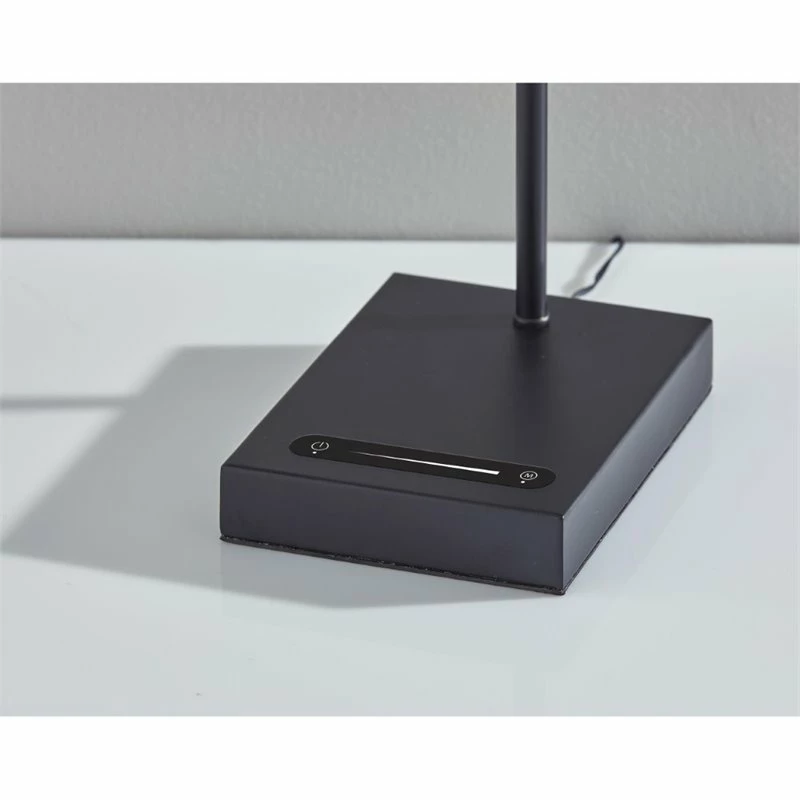 Coupon β Adesso Home Lucas Metal LED Desk Lamp In Black And Antique Brass β - Image 3