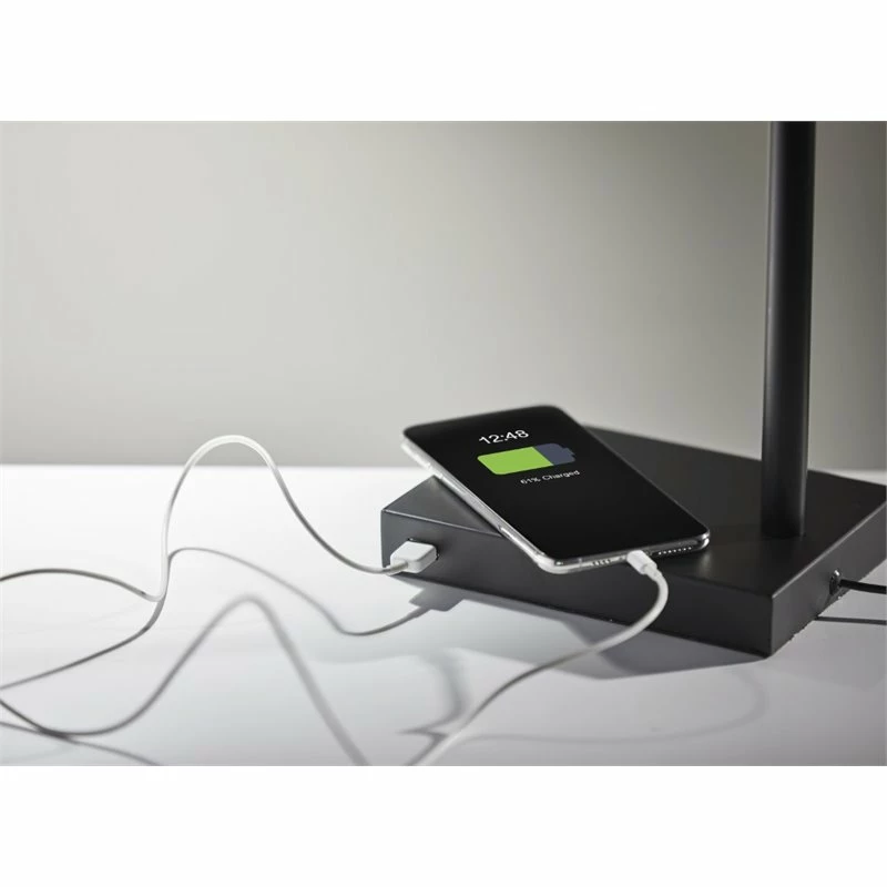 Discount β Adesso Home Colby Metal LED Desk Lamp In Black β - Image 4