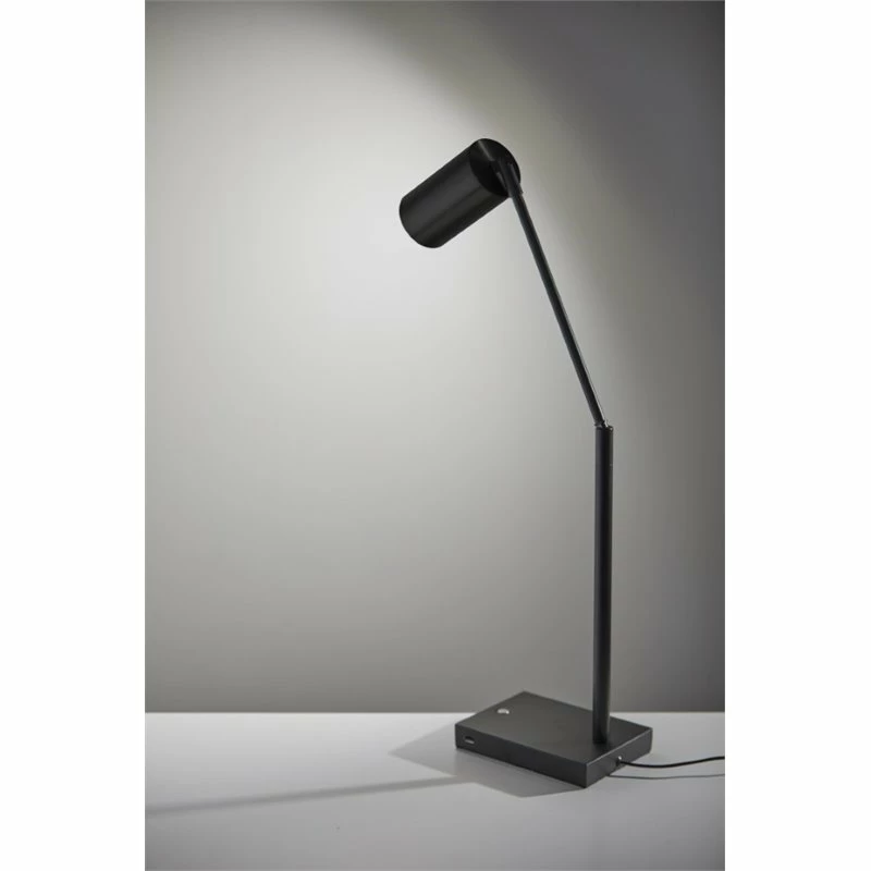 Discount β Adesso Home Colby Metal LED Desk Lamp In Black β - Image 5