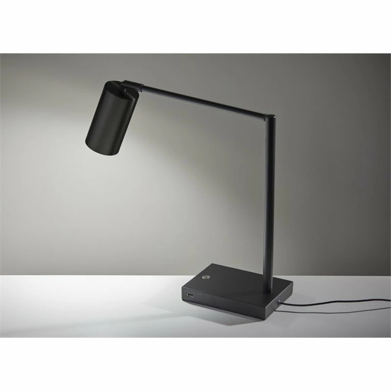 Discount β Adesso Home Colby Metal LED Desk Lamp In Black β - Image 7