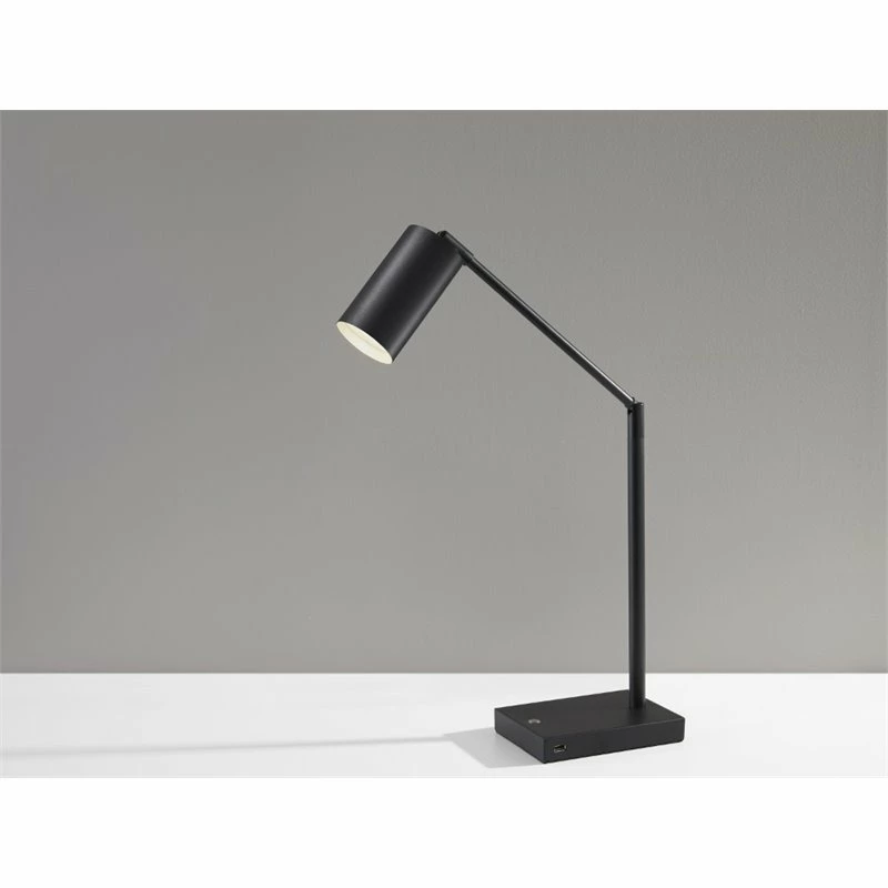 Discount β Adesso Home Colby Metal LED Desk Lamp In Black β - Image 12