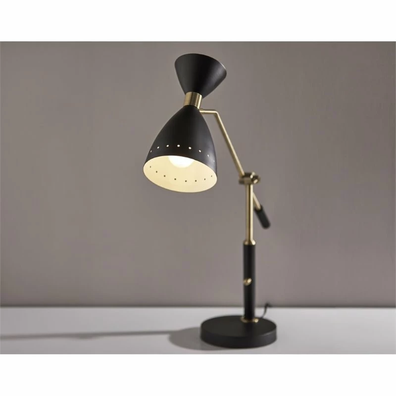 Hot Sale β Adesso Home Oscar Metal Adjustable Desk Lamp In Black π - Image 4