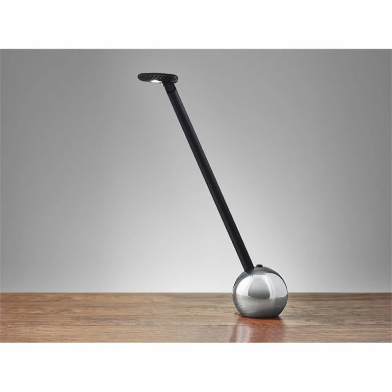 Outlet π€© Adesso Home ADS360 Kiu Metal LED Desk Lamp In Chrome And Black π - Image 3