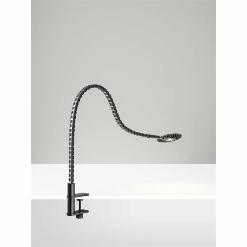 Brand new π₯ Adesso Home ADS360 Natrix Metal LED Clamp Lamp In Black And Brushed Steel π - Image 2