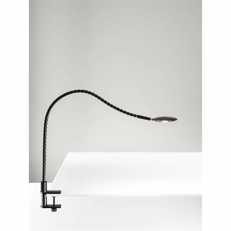 Brand new π₯ Adesso Home ADS360 Natrix Metal LED Clamp Lamp In Black And Brushed Steel π - Image 3