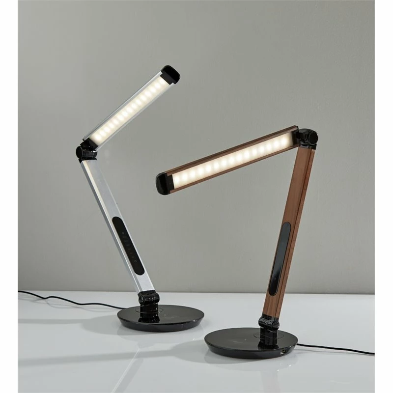 Buy π₯ Adesso Home Rodney Metal LED AdessoCharge Desk Lamp In Matte Silver And Black π - Image 9