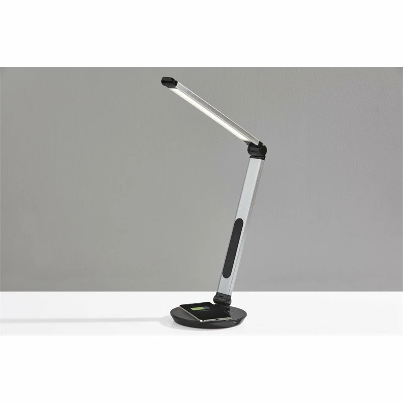 Buy π₯ Adesso Home Rodney Metal LED AdessoCharge Desk Lamp In Matte Silver And Black π - Image 10