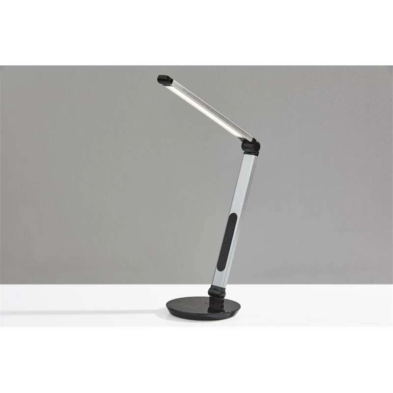 Buy π₯ Adesso Home Rodney Metal LED AdessoCharge Desk Lamp In Matte Silver And Black π - Image 11