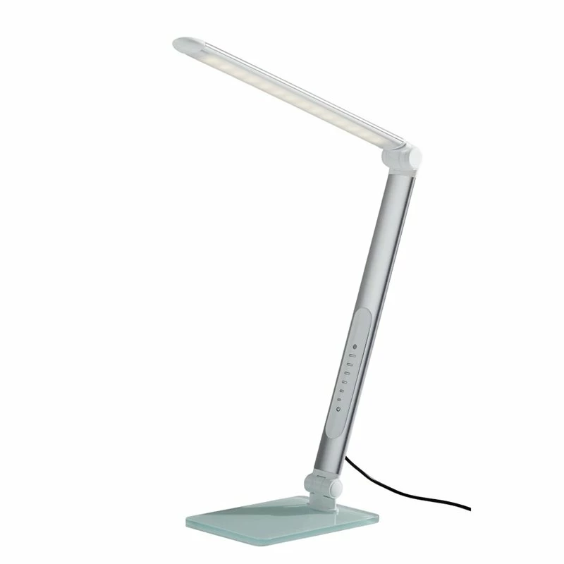 New β¨ Adesso Home Douglas Metal LED Multi Function Desk Lamp In Matte Silver β¨