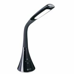 Outlet 🔥 OttLite Wellness Swerve LED Desk Lamp With 3 Color Modes In Black 🥰