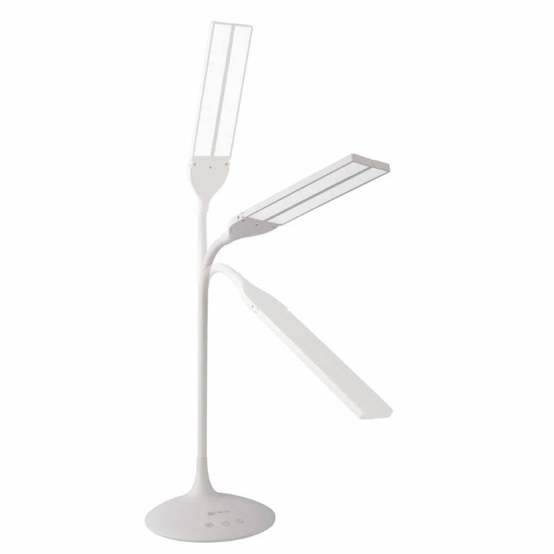 Hot Sale β OttLite Wellness Pivot LED Desk Lamp With Dual Shades In White π - Image 4