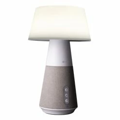 Flash Sale 😍 OttLite Entertain LED Speaker Lamp In White 🤩