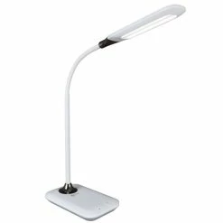 Cheapest 👏 OttLite Wellness Sanitizing Enhance LED Desk Lamp In White 👏