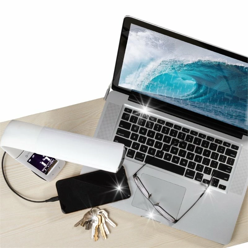 Best deal π₯° OttLite Wellness Sanitizing Thrive LED Desk Lamp With Clock In White π - Image 3