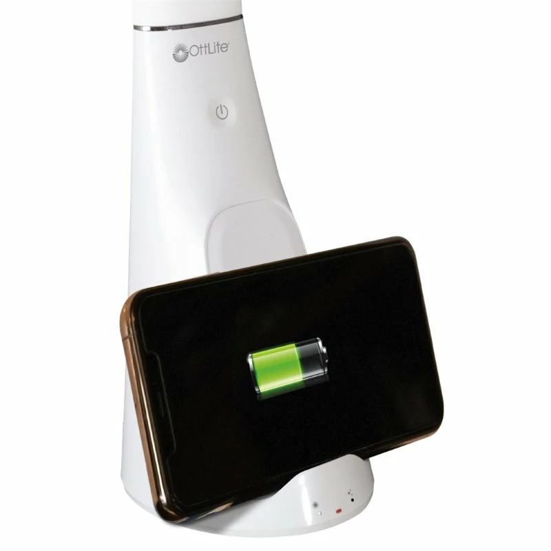 Best reviews of β OttLite Wellness Sanitizing Purify LED Desk Lamp With Wireless Charging In White π - Image 5