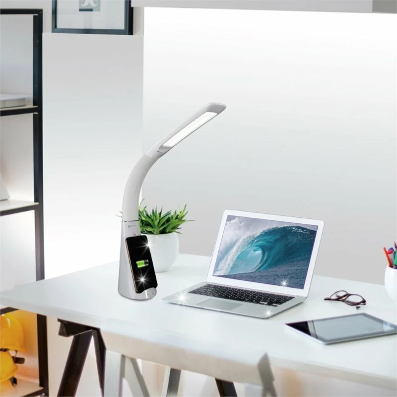 Best reviews of β OttLite Wellness Sanitizing Purify LED Desk Lamp With Wireless Charging In White π - Image 9