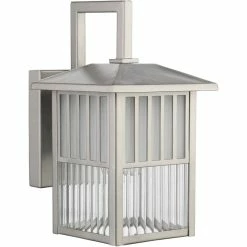 New ✔️ Chloe Lighting CHLOE Frisco Transitional 1 Light Painted Nickel Outdoor Wall Sconce 11" Height 🔥