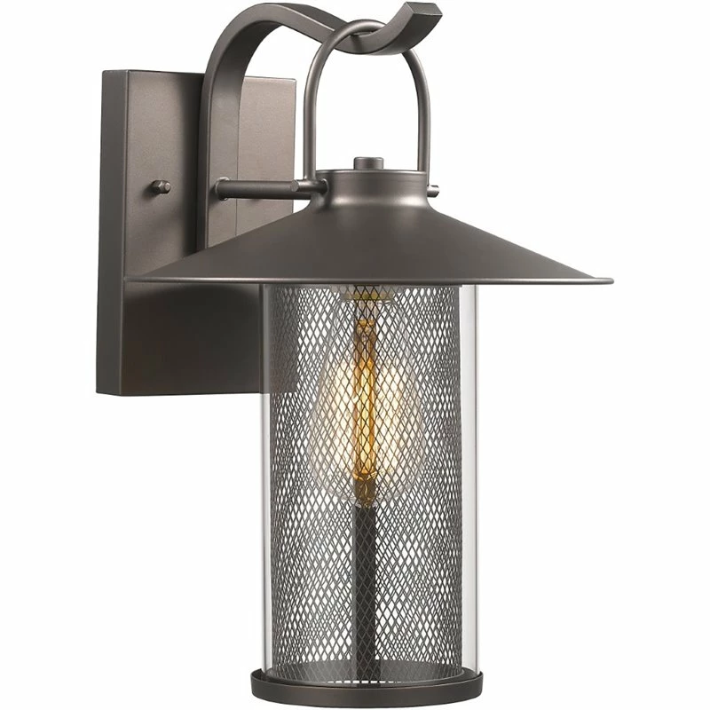 Budget π Chloe Lighting CHLOE Elijah Industrial-style 1 Light Rubbed Bronze Outdoor Wall Sconce 14" Tall π―