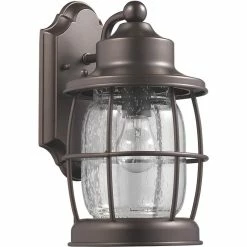 Hot Sale 👍 Chloe Lighting CHLOE Lucan Transitional 1 Light Rubbed Bronze Outdoor Wall Sconce 12" Height 🎁