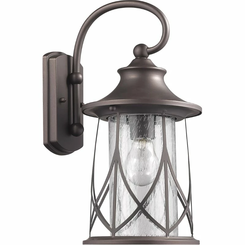 Discount βοΈ Chloe Lighting CHLOE Marhaus Transitional 1 Light Rubbed Bronze Outdoor Wall Sconce 15" Height π