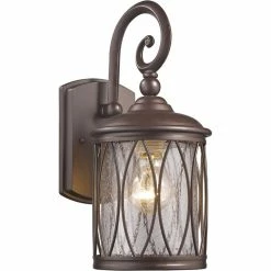 Best Sale 🥰 Chloe Lighting CHLOE Dinadan Transitional 1 Light Rubbed Bronze Outdoor Wall Sconce 13" Height 💯