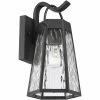 Cheap 👏 Chloe Lighting CHLOE Alexa Industrial 1 Light Textured Black Outdoor Wall Sconce 12" Tall ✨