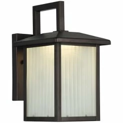 Budget 🔥 Chloe Lighting CHLOE Ryston Transitional LED Rubbed Bronze Outdoor Wall Sconce 11" Tall 👍
